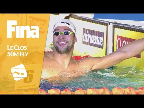 Taking the lead in the second lap, Le Clos wins in 50m butterfly #1 Paris