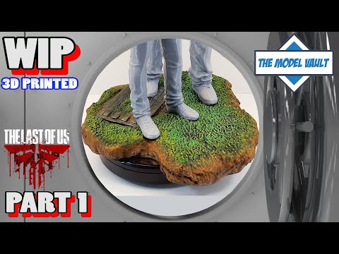 Last of Us 1/4 Scale 3D Printed Diorama Part 1