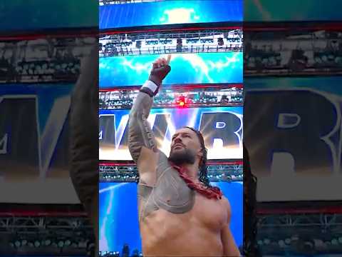 Roman Reigns’ aura is off the charts ☝️🔥 #SummerSlam