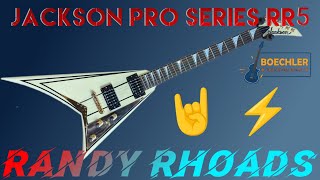 Video thumbnail for 🤘Randy Rhoads Jackson⚡Pro Series RR5: Deep Dive Review and Demo by Boechler Guitars and Repair