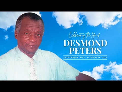 Celebrating the life of Desmond Peters