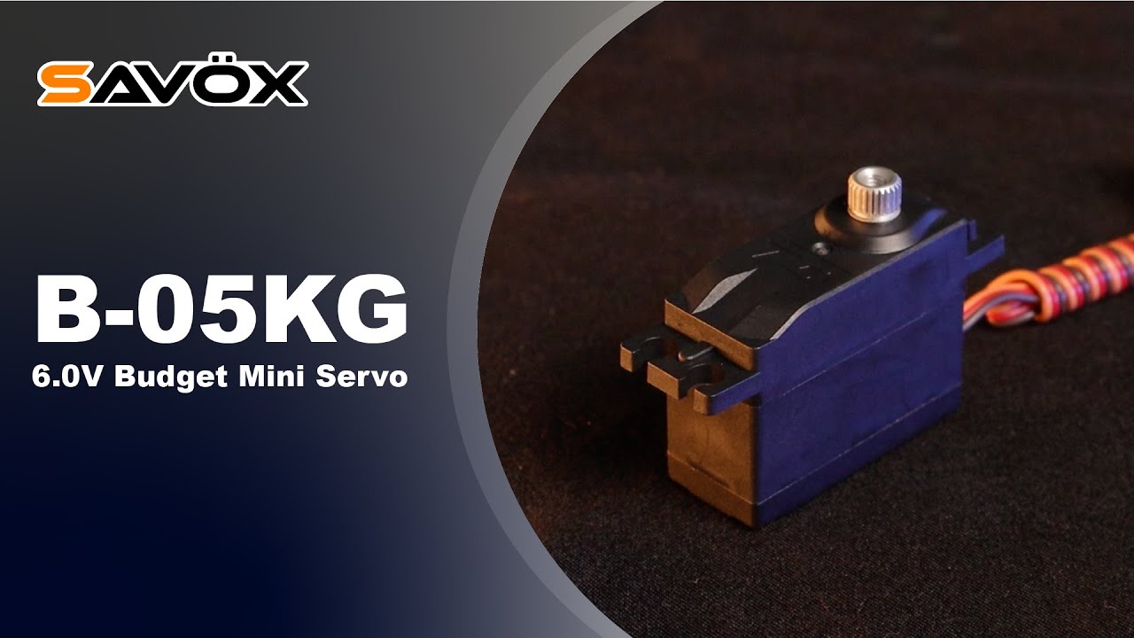 B-05MG ANALOG servo (5kg-0,16s/60°)