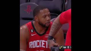 Eric Gordon wasn't fazed by Jabari Smith Jr. and Jalen Green getting into it on the bench 😅