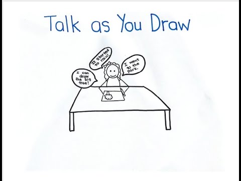 Writing Lesson, April 20, Talk as You Draw