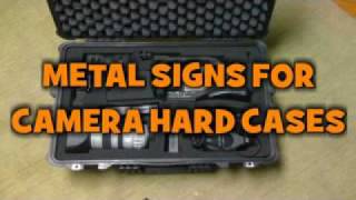METAL ART : METAL SIGN FOR HARD CASES