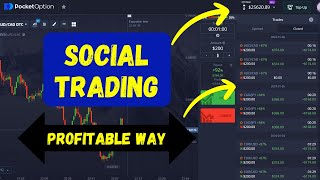 Profitable Way To Do Social Trading in Pocket Option