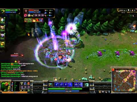 League of NASUS tower pwns Warwick