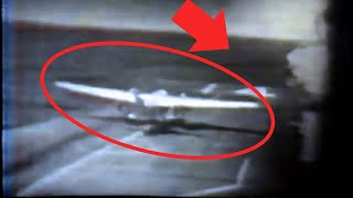 Footage of an Airplane Flying into a Rogue Wave