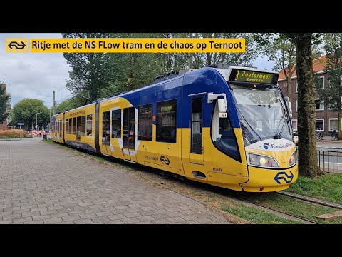 HTM 4058 NS Flow tram | 🚊 RandstadRail 3 Den Haag - Zoetermeer | lightrail |  2024