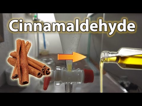 Cinnalmaldehyde Extraction - Cinnamon Oil from Bark with Steam Distillation