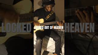 Bruno Mars - Locked Out Of Heaven on Electric Guitar 🎸 🔥🔥🔥🎸 #brunomars #guitar #guitarsolo
