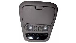 2001-2007 Toyota Sequoia Remove and Replace Dome Light Overhead Console