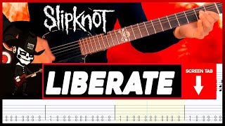 【SLIPKNOT】[ Liberate ] cover by Masuka | LESSON | GUITAR TAB
