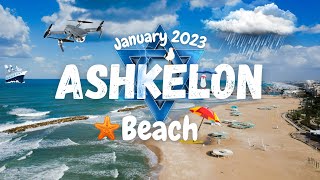 Ashkelon beaches like you've never seen it before | 4K DJI Air 2S drone footage