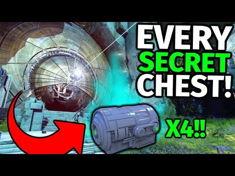 ALL 4 HIDDEN CHESTS IN VAULT OF GLASS!!