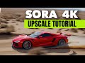 Topaz Video AI Upscale From 720p To 4K Tutorial