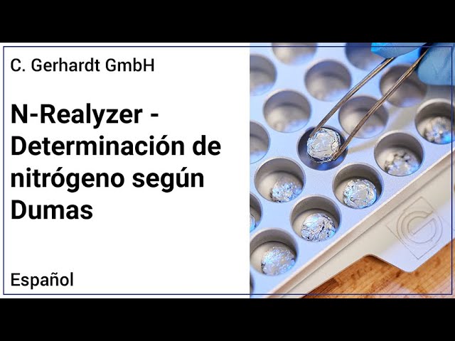 Determinación de nitrógeno y proteínas según el método Dumas