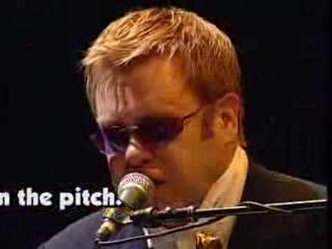 Elton John ad for Darlington Arena
