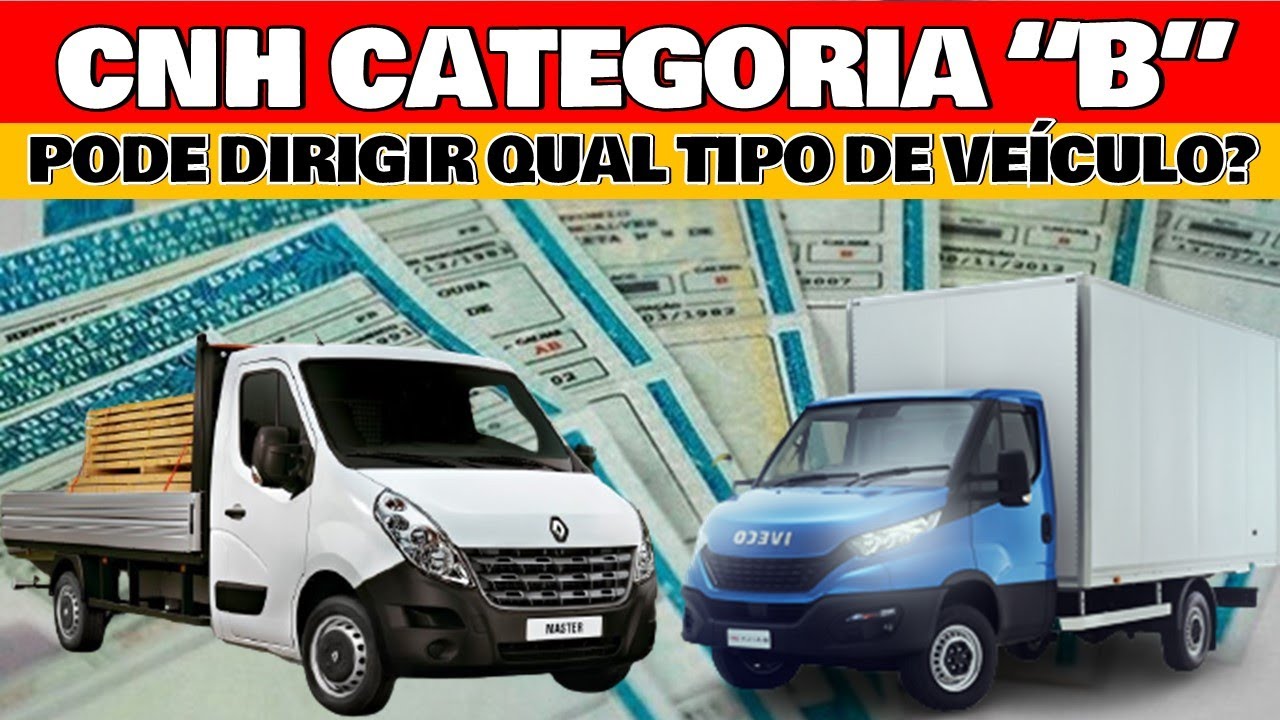 CNH categoria B pode dirigir que tipo de veiculo?  Entenda tudo que diz a Lei