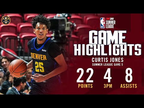 Curtis Jones Highlights vs. Lakers 📺 Game 5 | 2025 NBA 2K Summer League