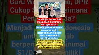 Download lagu Perbedaan Syarat Pendidikan Guru dan Anggota DPR Jadi Sorotan mp3