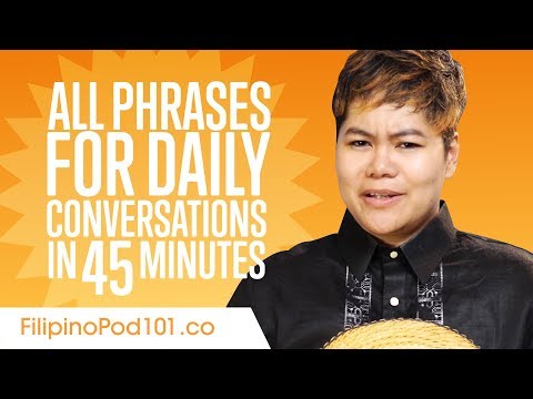 All Phrases You Need for Daily Conversations in Filipino