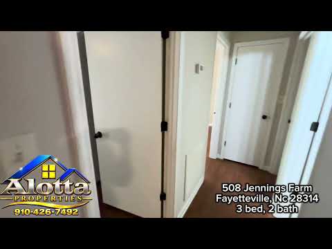 508 Jennings Farm Road, Fayetteville, NC 2831 property video