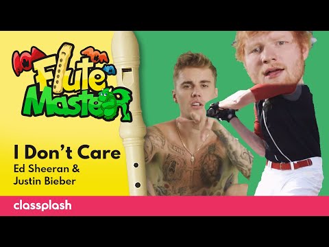 I don't care - Ed Sheeran with Justin Bieber | Recorder Lesson by Flute Master