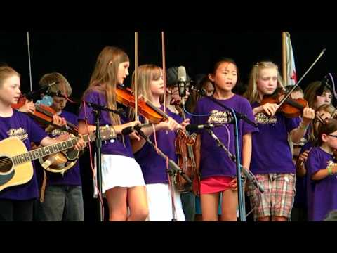 Maddie Smith and Amanda C - CBA FDF 2012 - Kids on Bluegrass