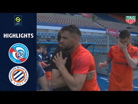 RC STRASBOURG ALSACE - MONTPELLIER HÉRAULT SC (2 - 3) - Highlights - (RCSA - MHSC) / 2020-2021