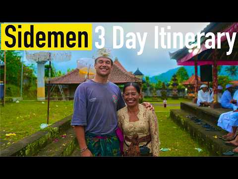 AUTHENTIC BALI -  The perfect 3-Day Sidemen Itinerary