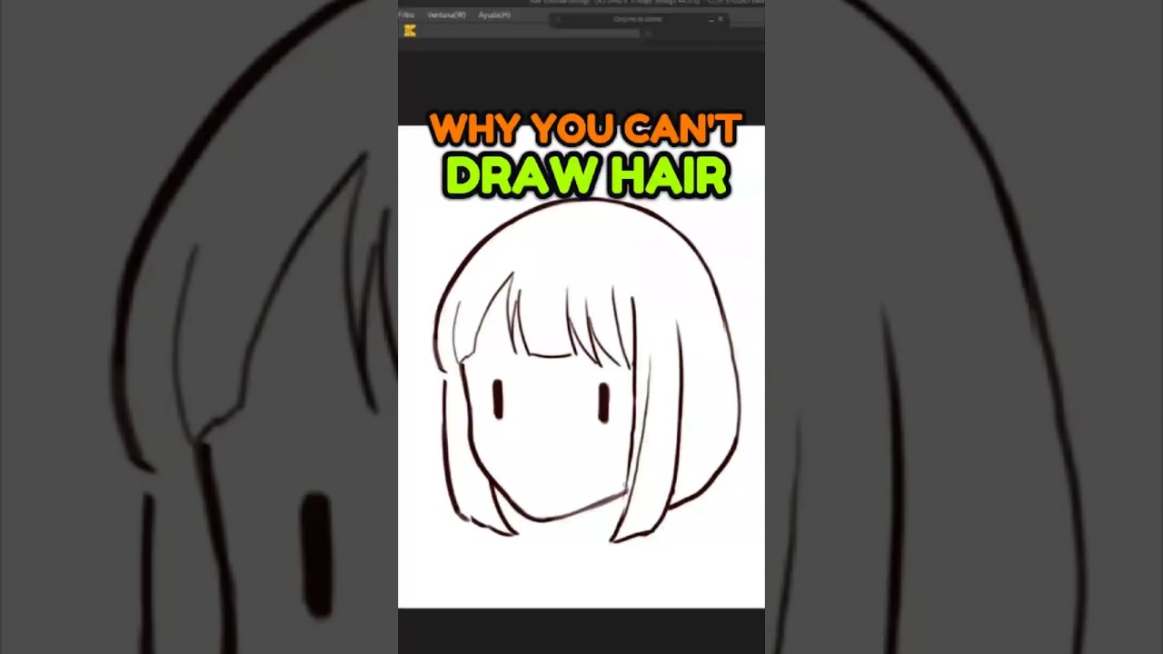 Reasons you can't draw hair (it's not because you suck at art) 😝 #drawing #arttips #tutorial