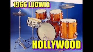 Video thumbnail for 1966 Ludwig Hollywood Drum Set - Sound Test and Gear Reveiw by JUNG DRUMMER