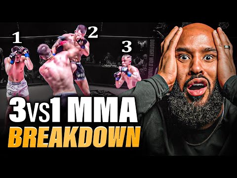 "Most EPIC Fight EVER?!" | 3 v 1 MMA BREAKDOWN!