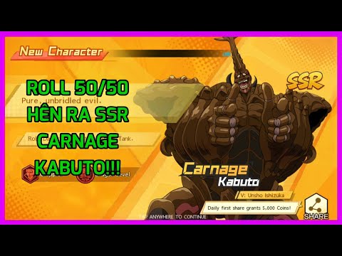 ROLL 50/50 HÊN RA SSR CARNAGE KABUTO | ONE PUNCH MAN