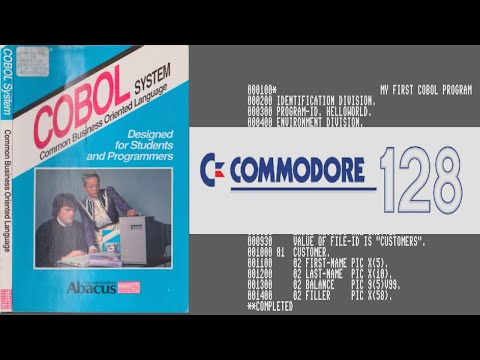 Let's learn COBOL on the Commodore 128