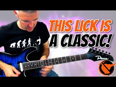 Rock Guitar Lick Lesson - Jimi Hendrix, Jimmy Page, Angus Young Style (Rock Lick Lesson #11)