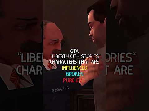 GTA “Liberty City Stories“ Characters That Are Influenced, Broken, Pure Evil #gtalibertycitystories
