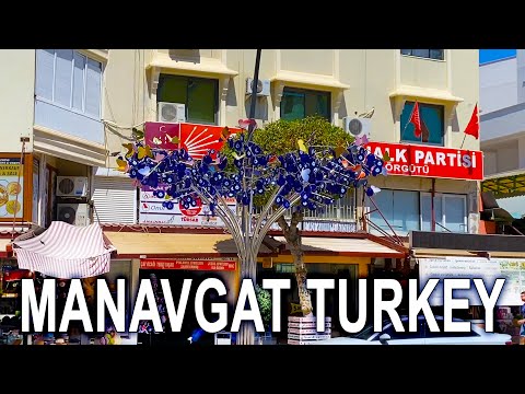 Manavgat Turquia - 🇹🇷 Belo passeio a pé por Manavgat [4K] #manavgat #antalya #turkey