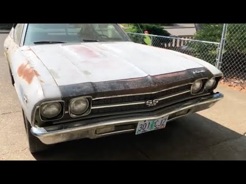 1969 Chevelle SS396 Barn Find Wash!