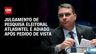 Vídeo: Flávio Bolsonaro: Julgamento de pesquisa que indicou queda de senador é adiado | CNN PRIME TIME