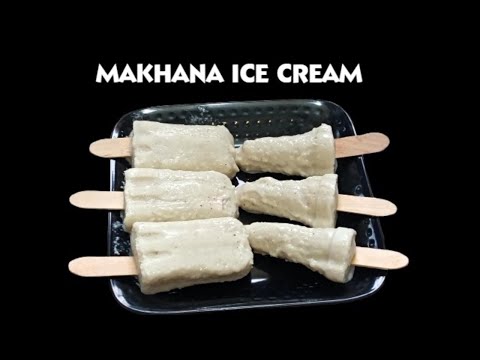 Ice Cream Recipe | Makhana Ice Cream | Healthy & Delicious Kaju Makhana Ice Cream
