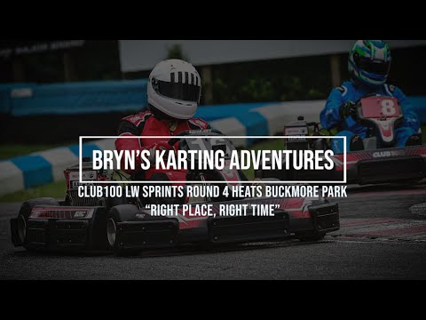 "Right Place, Right Time" - Club100 Lightweight Sprint Rd4. Heats Buckmore Park 2021