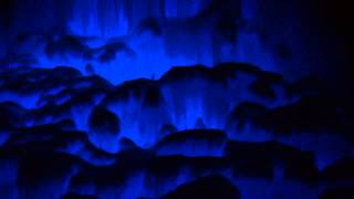 preview picture of video 'Ice Castle Interior Night Tour Miller Park In Eden Prairie 1-15-15'