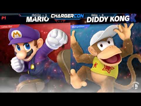 Chargercon 2019 Top 32: ChillyChilli (Mario) vs Mahgnificent (Diddy Kong)