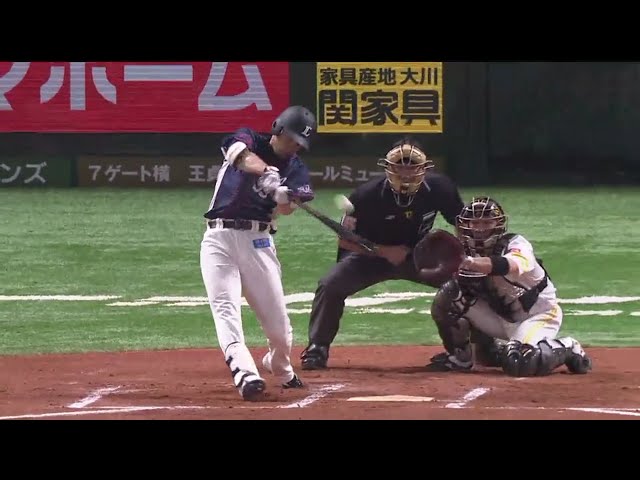 【6回表】左キラー攻略して2試合連続弾!! ライオンズ・秋山 逆転3ランアーチ!! 2018/5/24 H-L