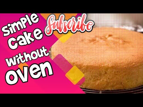 Simple Cake without oven || recipe by Kainat Hanif🥮
