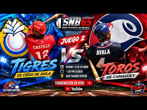 🔴🎥JUEGO 2 CIEGO DE AVILA VS CAMAGUEY