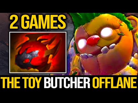 The Toy Butcher Offlane [2 Games] | Pudge Official