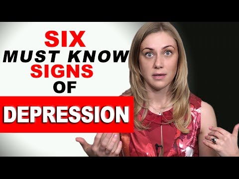 6 MUST KNOW SIGNS of DEPRESSION!